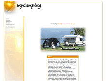 Tablet Screenshot of mycamping.ch